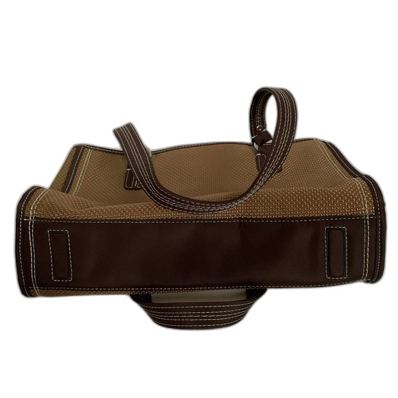 The Sak Cameron Tan Brown Mesh Shoulder Satchel Handbag Purse - Picture 4 of 14